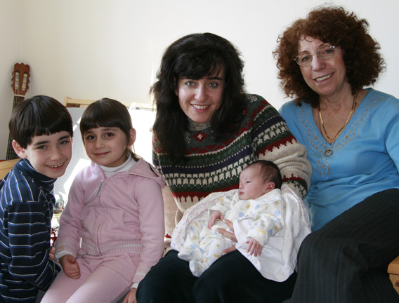 Anat, Elliot, Tali, Ella Maddy